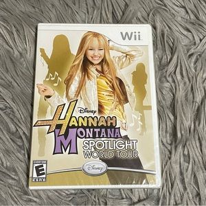 Hannah Montana Spotlight world tour Wii game